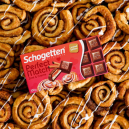 Social Media Produktbilder für Schokolade - Schogetten - Perfect Match